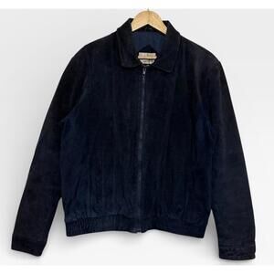 Vintage Antonio Giovanni Suede Bomber Jacket L Men’s